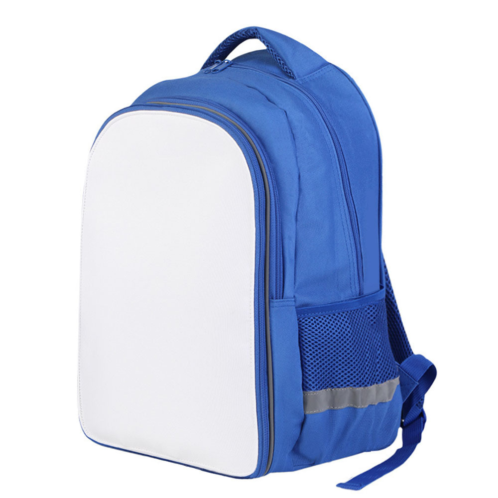 Sublimation Blank School Bag - Premium Polyester 3 Layer Backpakck with 4 Color Options