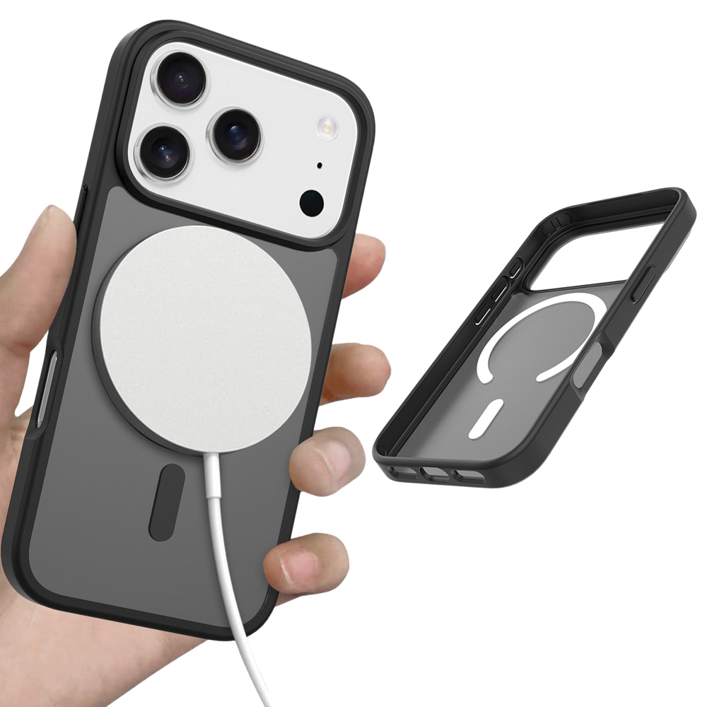 Colorful Skin-Feel Magnetic Phone Case for iPhone 17 Pro Max - Wireless Charging Phone Cover with 12 Color Options