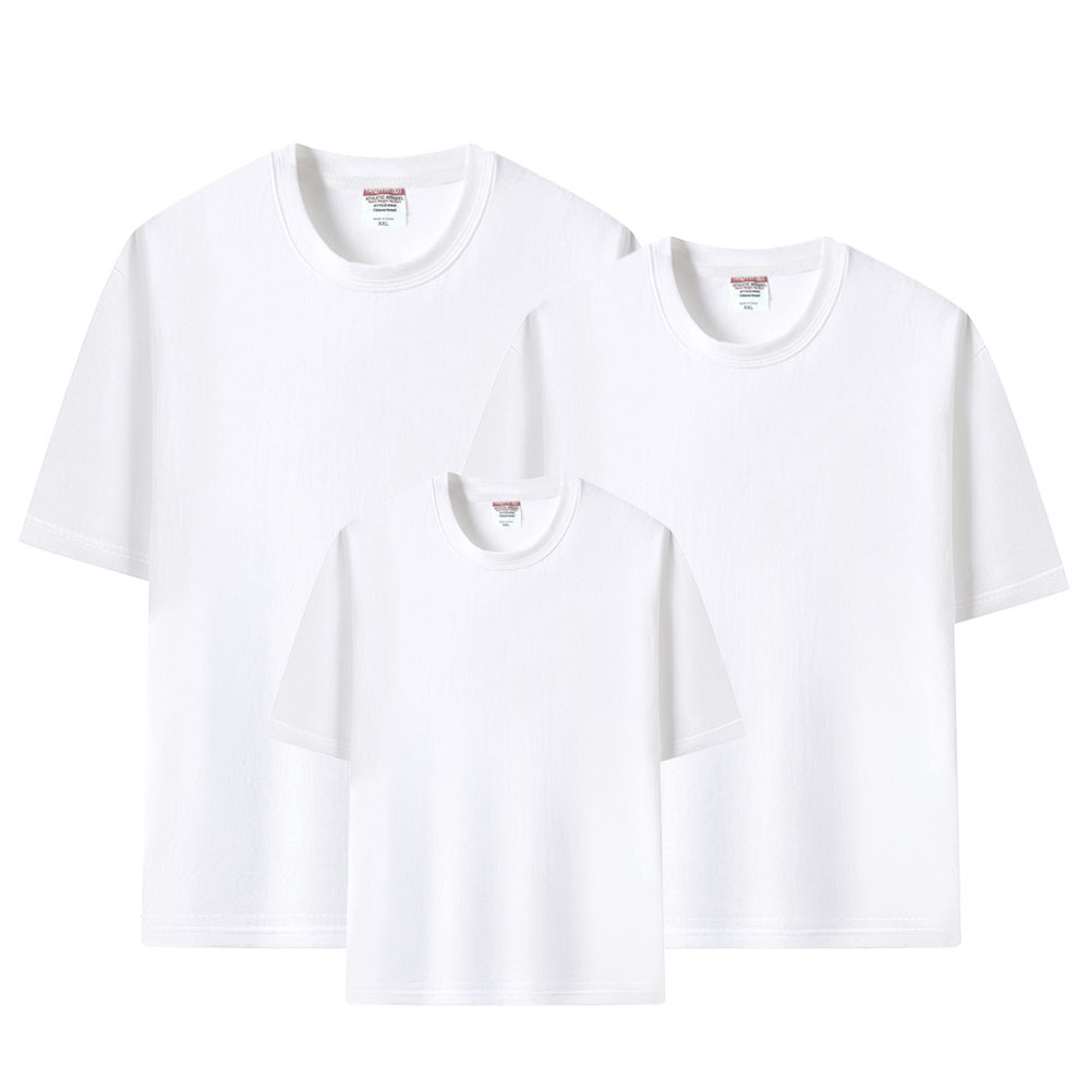 4 Different Styles T-Shirt - Durable Model / Inner Cotton Outer Polyester / Milk Silk Cloth for Promotion Event/Family Use