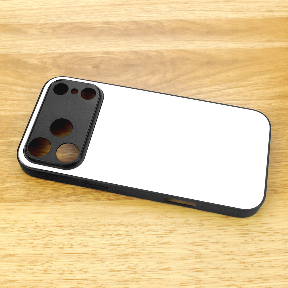 Sublimation Clear Glass Phone Case Blank - DIY Custom Protective Phone Cover