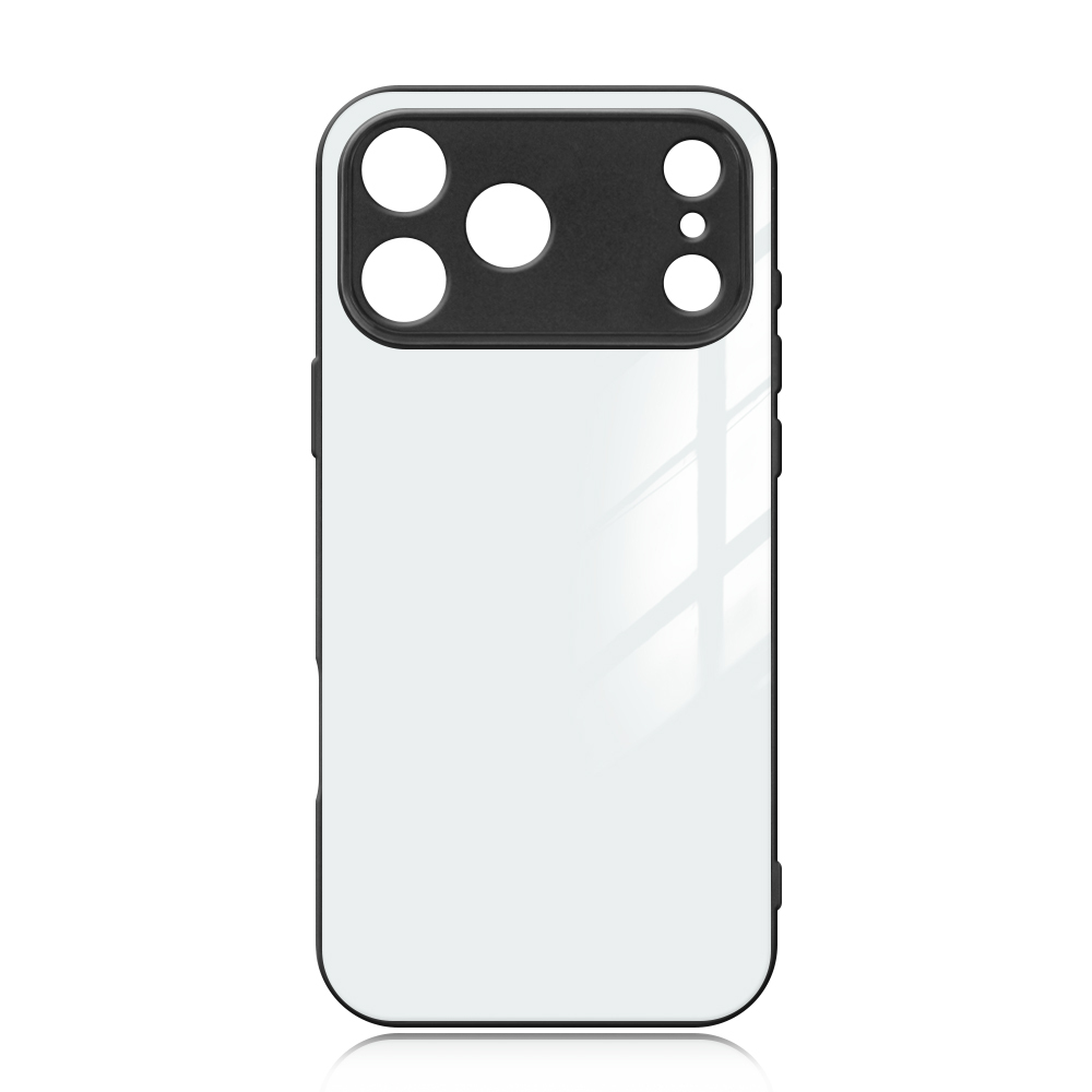 Sublimation Clear Glass Phone Case Blank - DIY Custom Protective Phone Cover