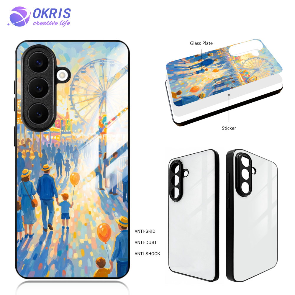 Bulk Sale Sublimation Blanks Phone Case - Premium Glass Phone Cover DIY Custom Premium Phone Shell