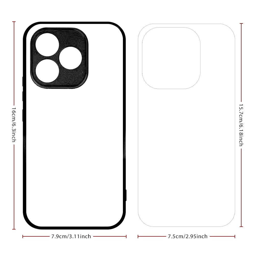 For Honor 600 Lite 5G Sublimation Blanks Phone Case Custom Phone Cover Protective Phone Shell