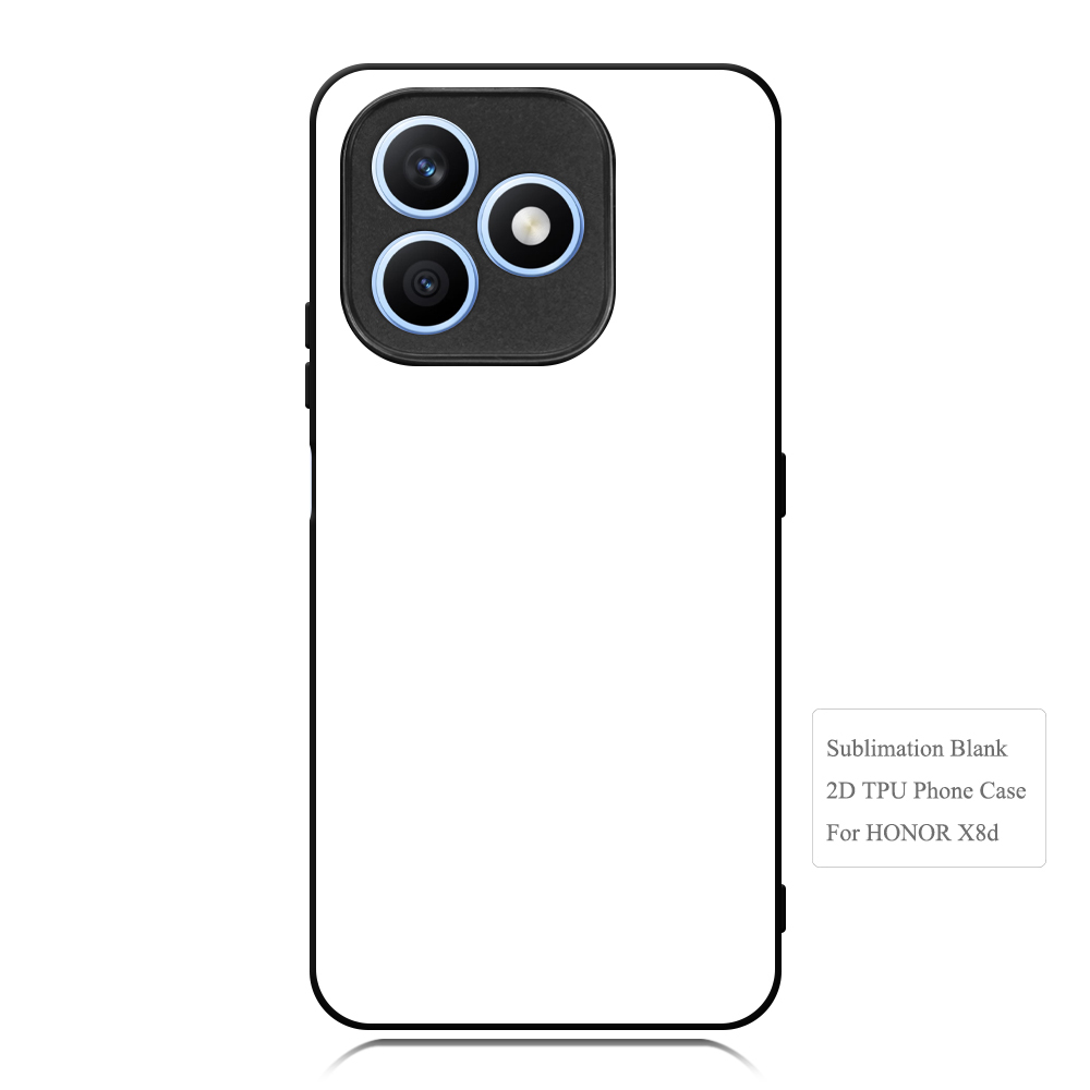 For Honor X8D Personality Heat Transfer Blank Soft Rubber 2D Mobile Phone Cover DIY Phone Case