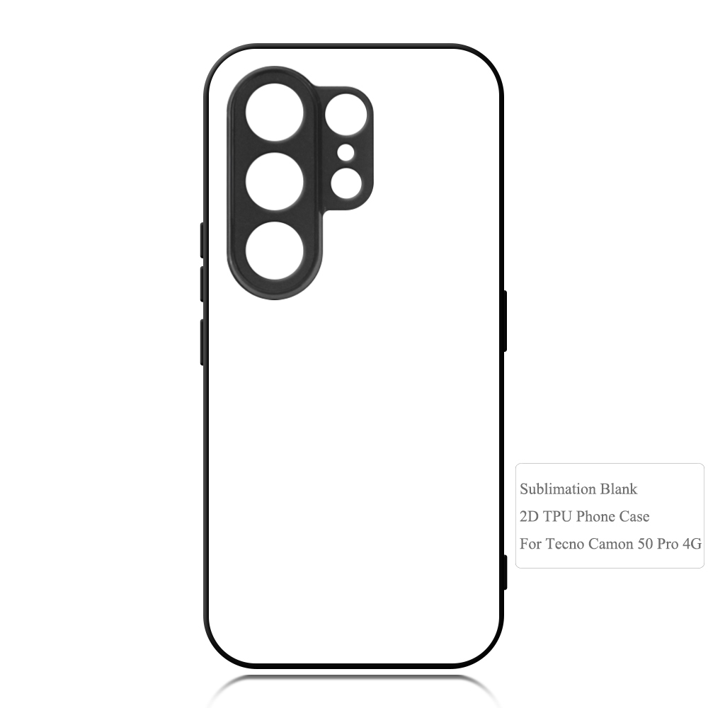 For Tecno Camon 50 Premium 5G Sublimation Heat Transfer Phone Case - Custom 2D Printed TPU Cover for Tecno Camon 50 Pro