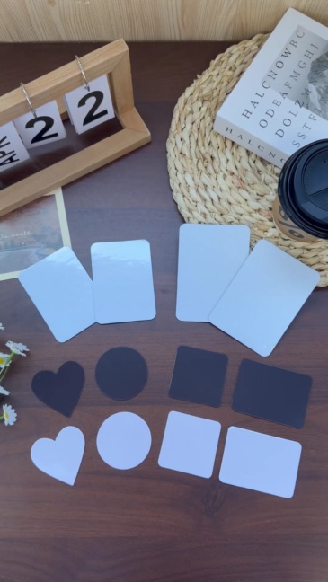 Sublimation Blank Soft Magnetic Fridge Magnet - DIY Heat Transfer Compatible for Kitchen Decoration