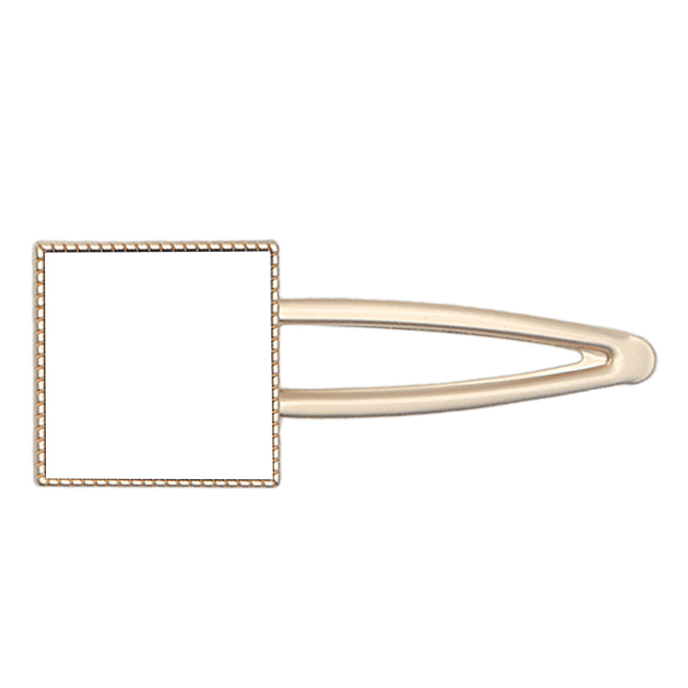 Sublimation Zinc Alloy Hair Clip Blanks - 11 Styles DIY Heat Transfer Hairpin Personalized Gift for Girls & Women