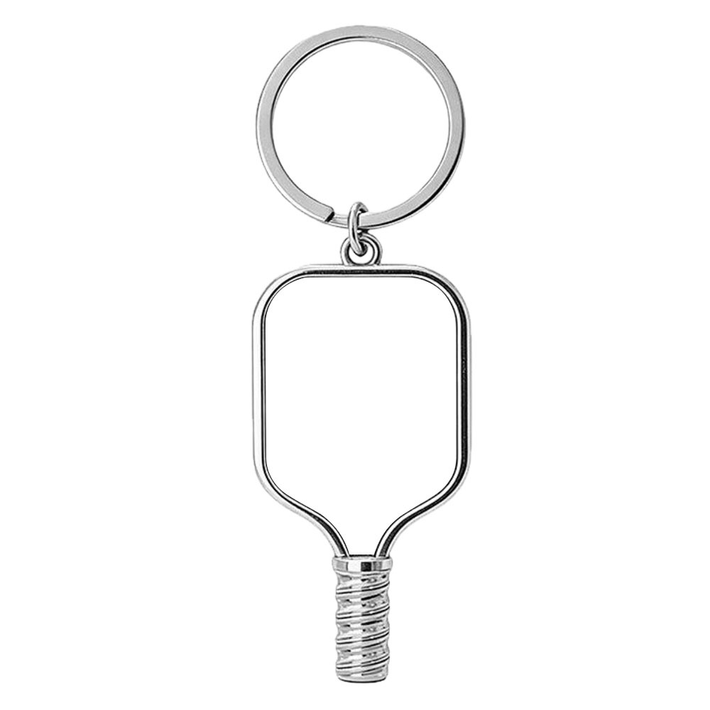 Sublimation Blank Keychain - 7 Styles Zinc Alloy Hanging Ornament for Backpack DIY Custom Heat Transfer Accessory