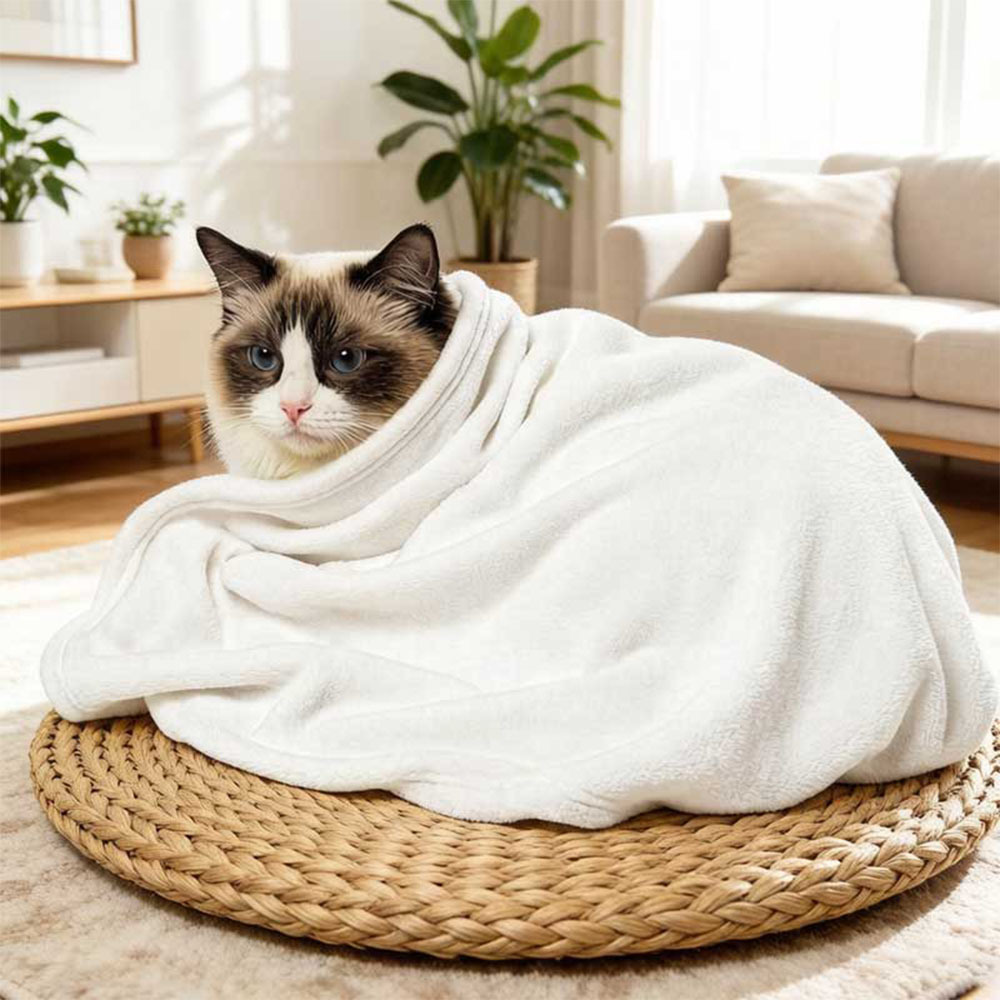 Wholesale Sublimation Flannel Blanket Blanks - 3 Sizes Soft & Breathable Fleece for Pet Accessories DIY Custom Printing