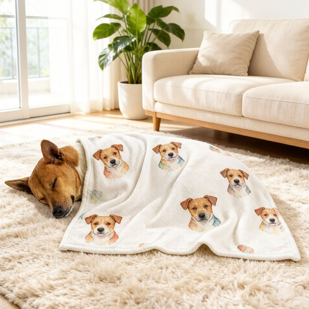 Wholesale Sublimation Flannel Blanket Blanks - 3 Sizes Soft & Breathable Fleece for Pet Accessories DIY Custom Printing