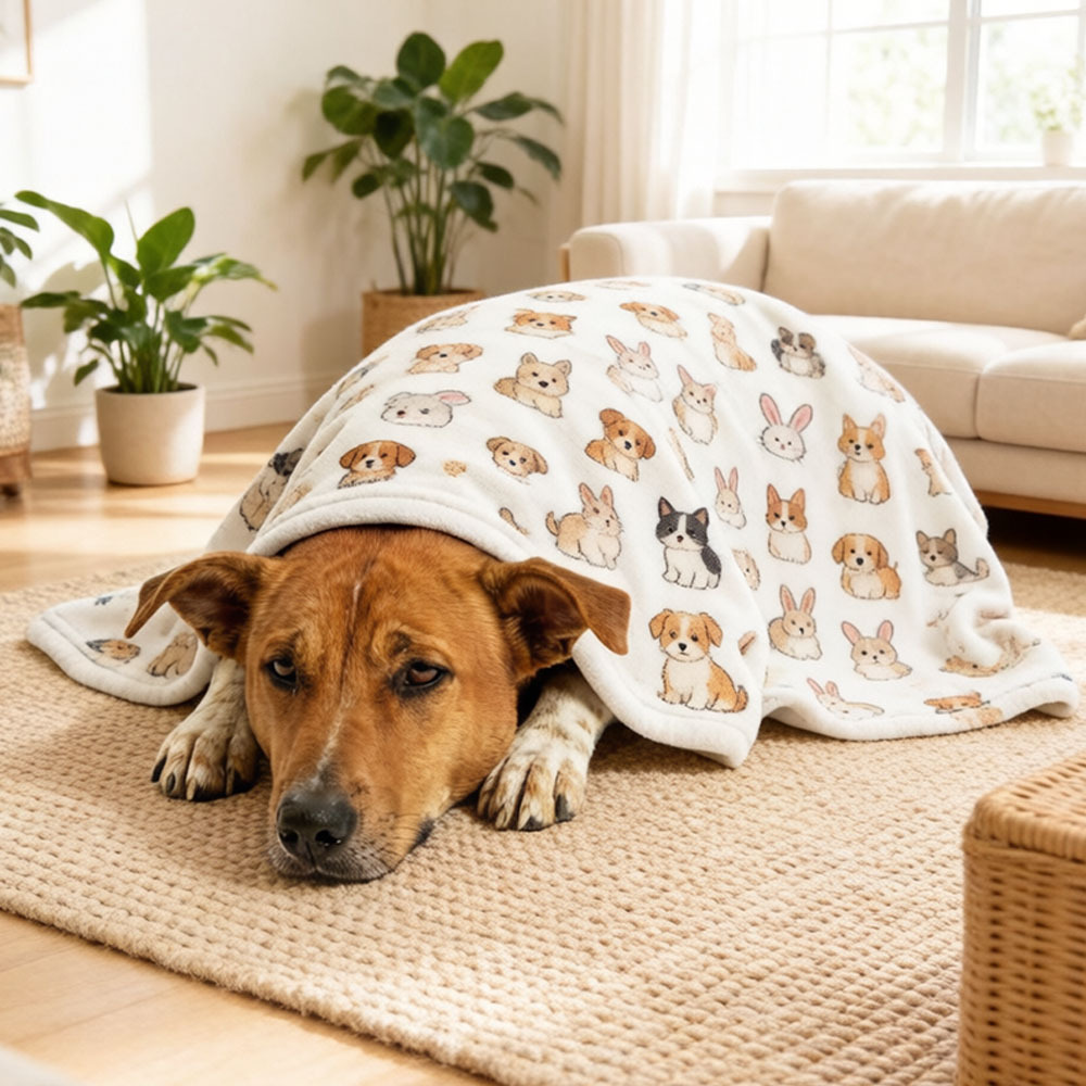Wholesale Sublimation Flannel Blanket Blanks - 3 Sizes Soft & Breathable Fleece for Pet Accessories DIY Custom Printing