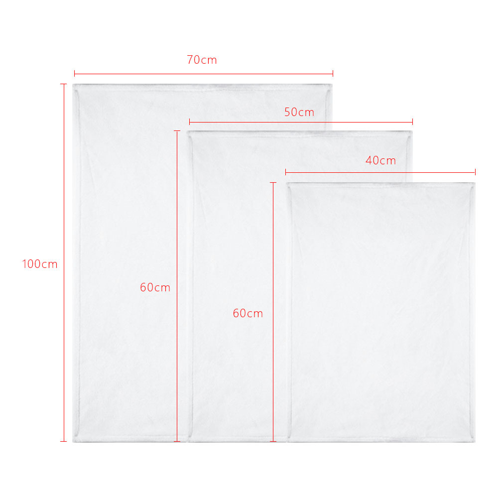 Wholesale Sublimation Flannel Blanket Blanks - 3 Sizes Soft & Breathable Fleece for Pet Accessories DIY Custom Printing