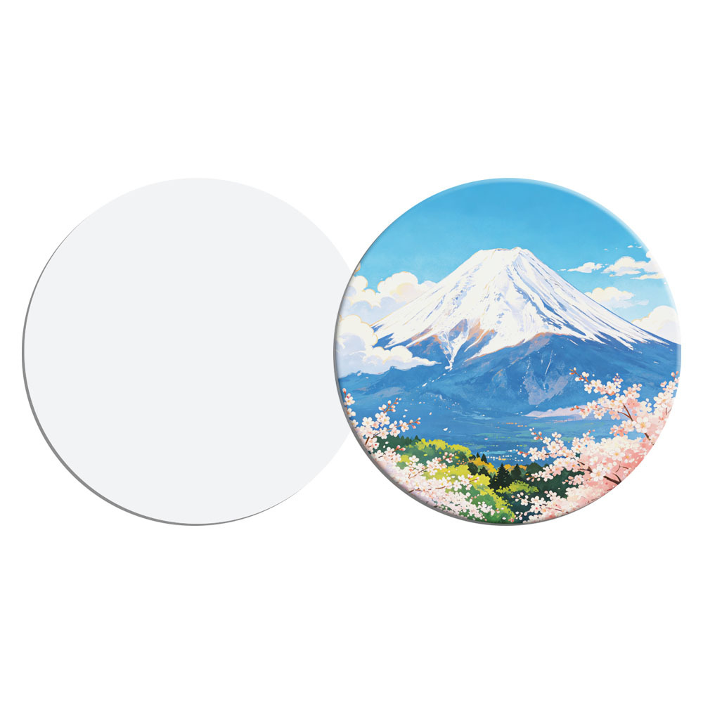 New Coming Sublimation Aluminum Fridge Magnet Blank - 10 Shapes DIY Custom Magnetic Sticker for Home Supplies & Kitchen Decor