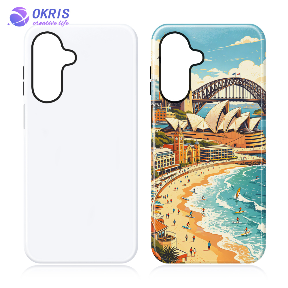 Sublimation 3D 2-in-1 Phone Case Blanks with Special Offer for Samsung A Series - DIY Dual-Layer Glossy Protective Phone Cover for Galaxy A56/A36/A26
