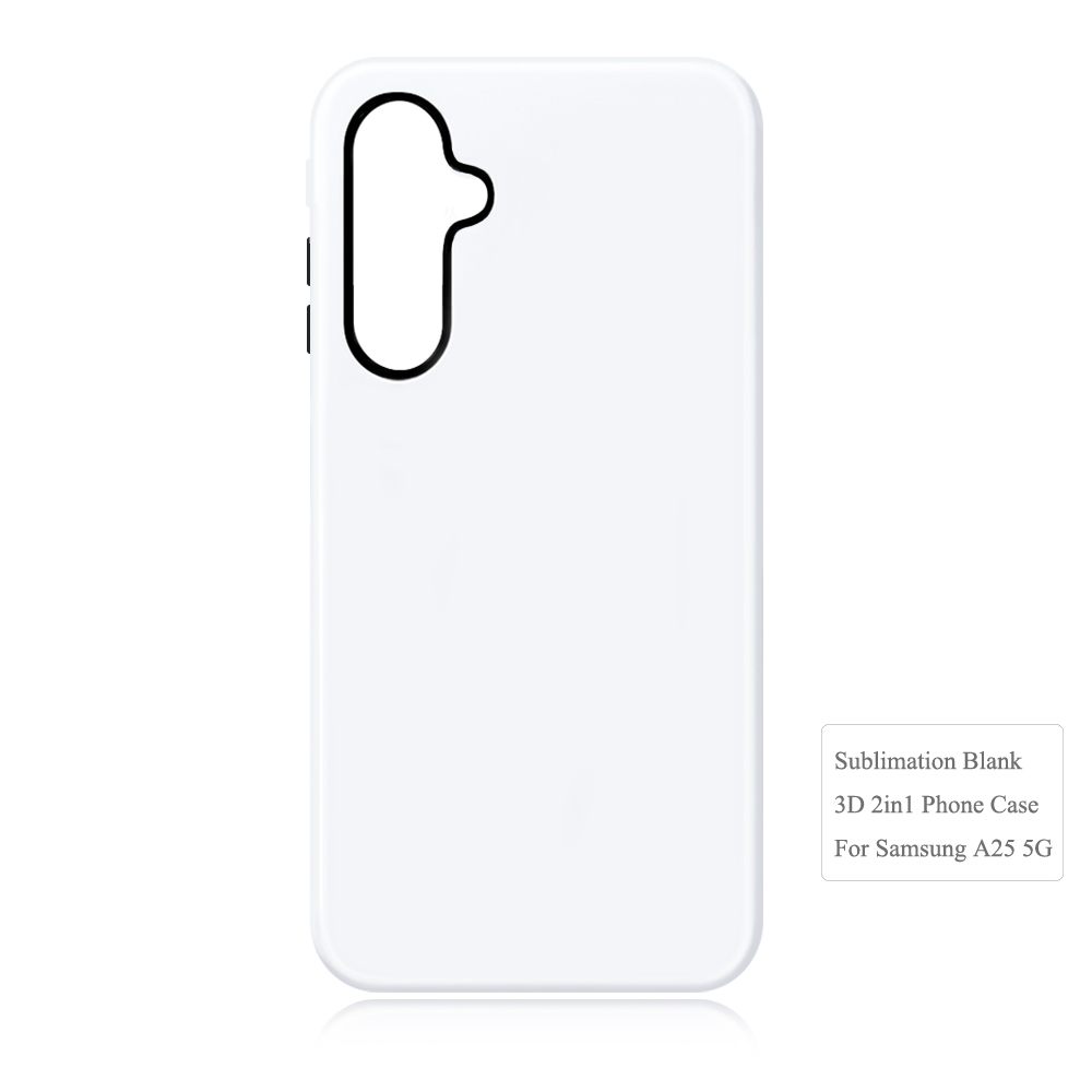 Sublimation 3D 2-in-1 Phone Case Blanks with Special Offer for Samsung A Series - DIY Dual-Layer Glossy Protective Phone Cover for Galaxy A56/A36/A26