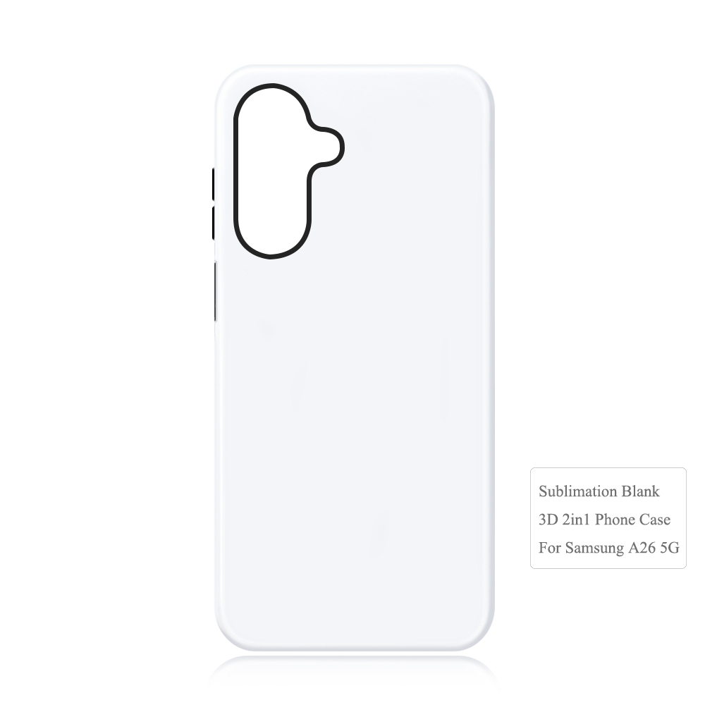 Sublimation 3D 2-in-1 Phone Case Blanks with Special Offer for Samsung A Series - DIY Dual-Layer Glossy Protective Phone Cover for Galaxy A56/A36/A26