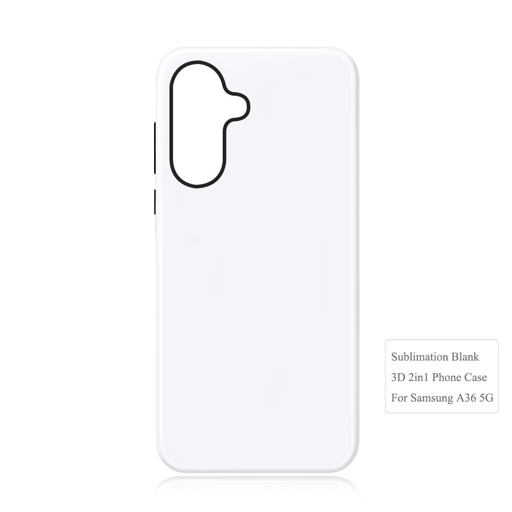 Sublimation 3D 2-in-1 Phone Case Blanks with Special Offer for Samsung A Series - DIY Dual-Layer Glossy Protective Phone Cover for Galaxy A56/A36/A26