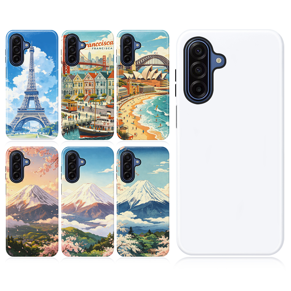 Sublimation 3D 2-in-1 Phone Case Blanks with Special Offer for Samsung A Series - DIY Dual-Layer Glossy Protective Phone Cover for Galaxy A56/A36/A26
