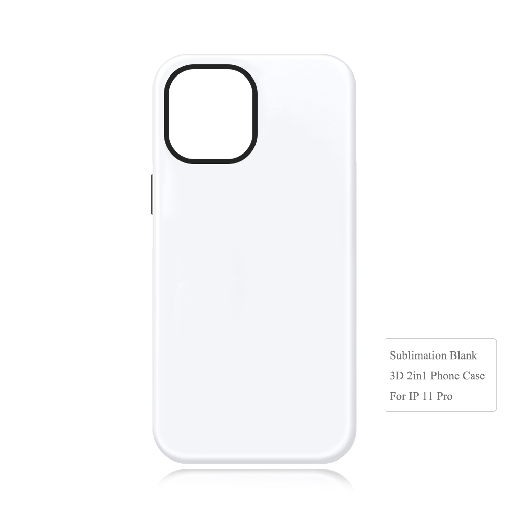 Sublimation Phone Case Blanks for iPhone Series - 3D 2in1 Double Layer Phone Cover DIY Custom Phone Shell Promotional Gift for iPhone 17/17 Air/17 Pro Max