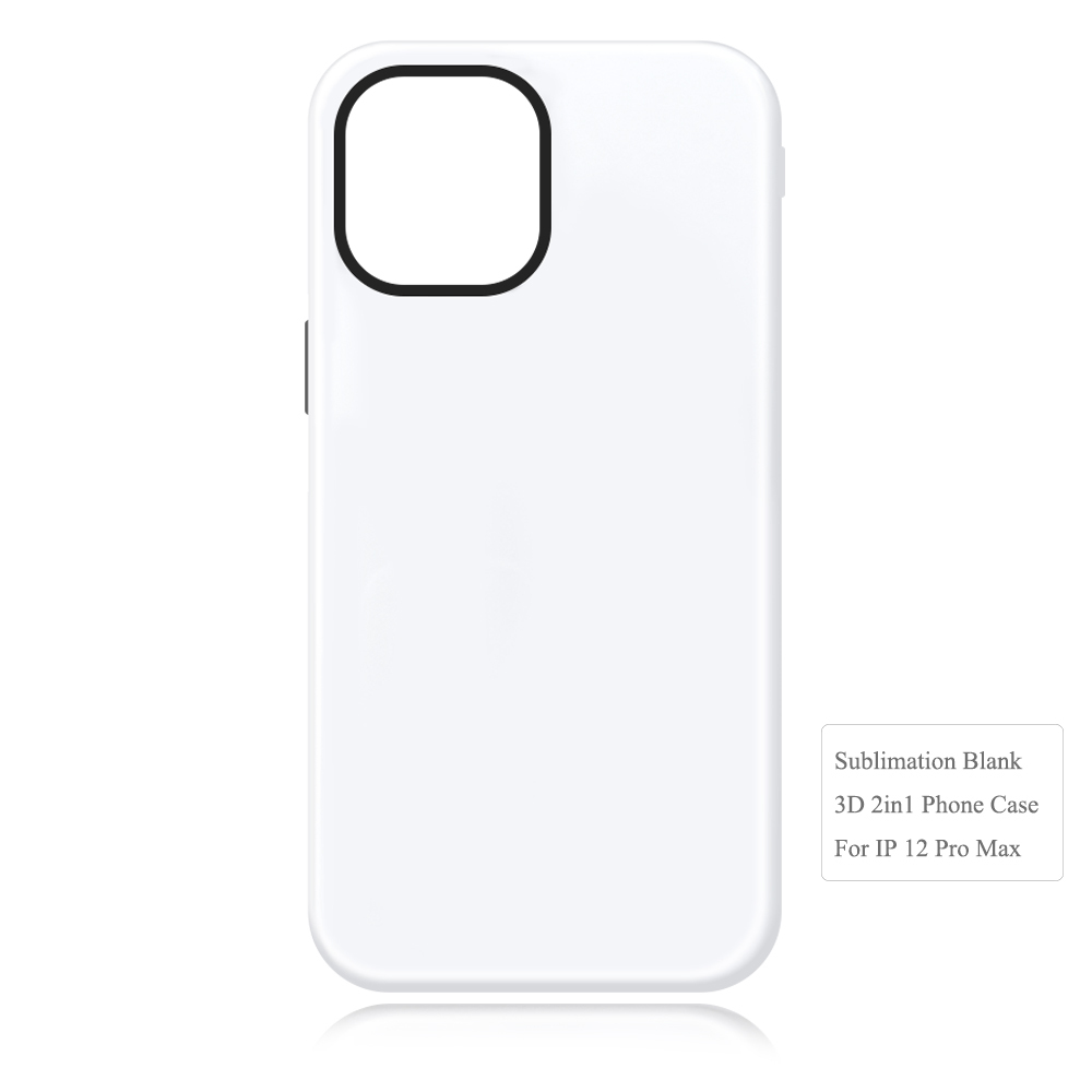 Sublimation Phone Case Blanks for iPhone Series - 3D 2in1 Double Layer Phone Cover DIY Custom Phone Shell Promotional Gift for iPhone 17/17 Air/17 Pro Max