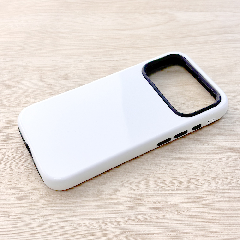 Sublimation Phone Case Blanks for iPhone Series - 3D 2in1 Double Layer Phone Cover DIY Custom Phone Shell Promotional Gift for iPhone 17/17 Air/17 Pro Max