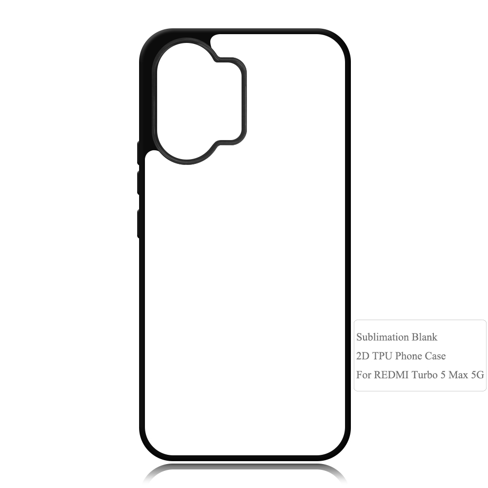 For Redmi Turbo 5 Max 5G CN Sublimation Phone Case Blanks - 2D TPU Phone Cover for DIY Custom Phone Shell with Heat Transfer Printing