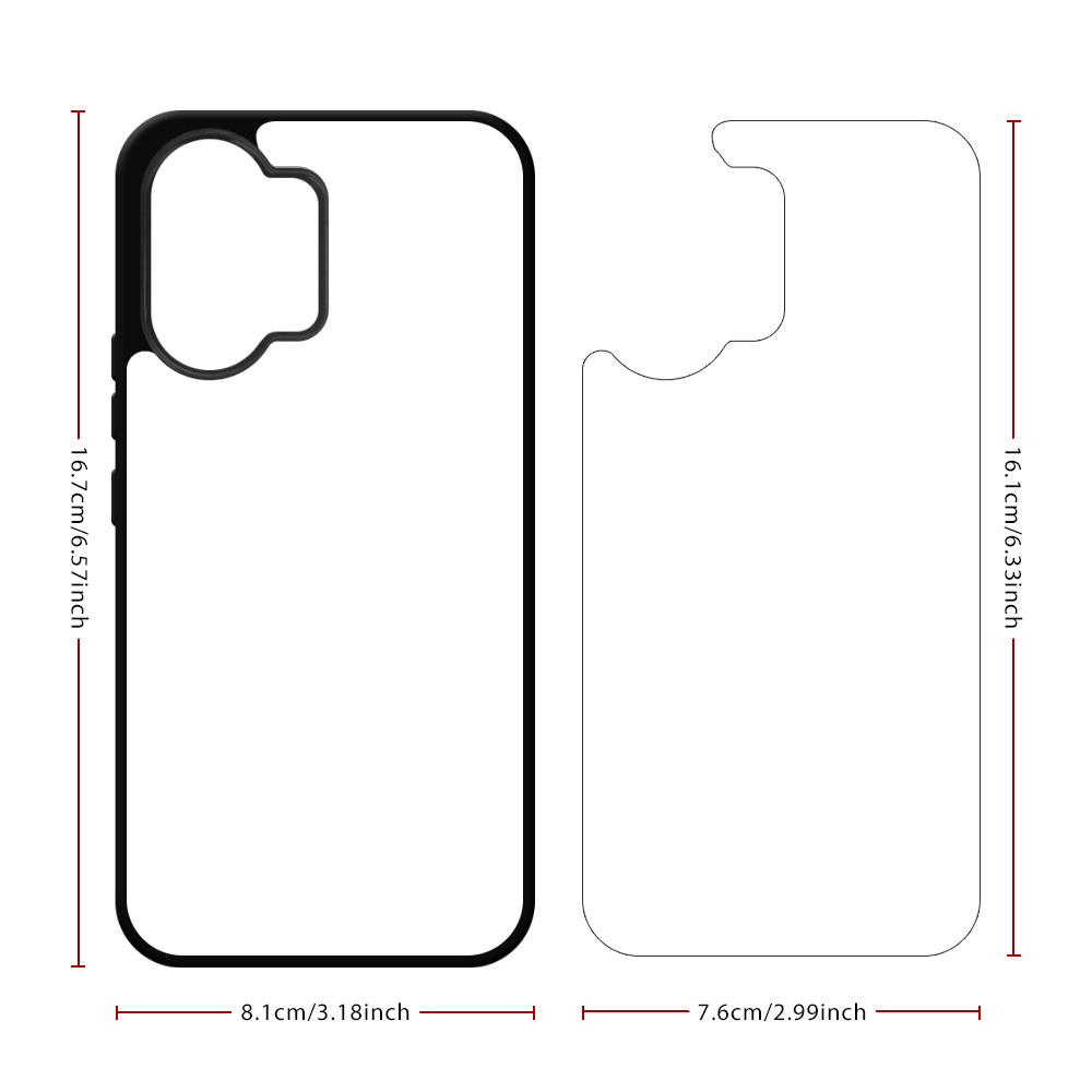 For Redmi Turbo 5 Max 5G CN Sublimation Phone Case Blanks - 2D TPU Phone Cover for DIY Custom Phone Shell with Heat Transfer Printing
