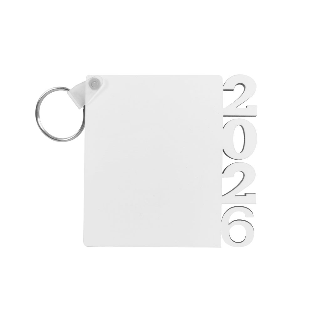 Sublimation MDF Keychain Blanks - Bulk Heat Transfer 4 Styles Keychain Memorial Gift for Graduation & Celebration Souvenir