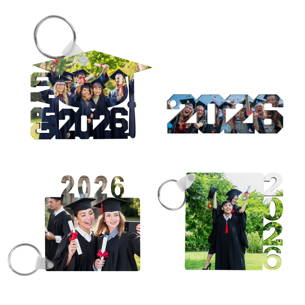 Sublimation Photo Frame Blanks - 9 Styles MDF Personalized Photo Panel Memorial Gift for Wedding & Graduation Souvenir Display
