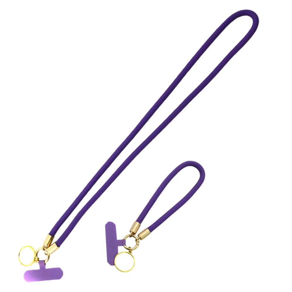 Waist & Bracelet Style Sublimation Phone Strap Blank - Purple Color DIY Custom Phone Accessories Wrist Lanyard for Anti-Lost Protection