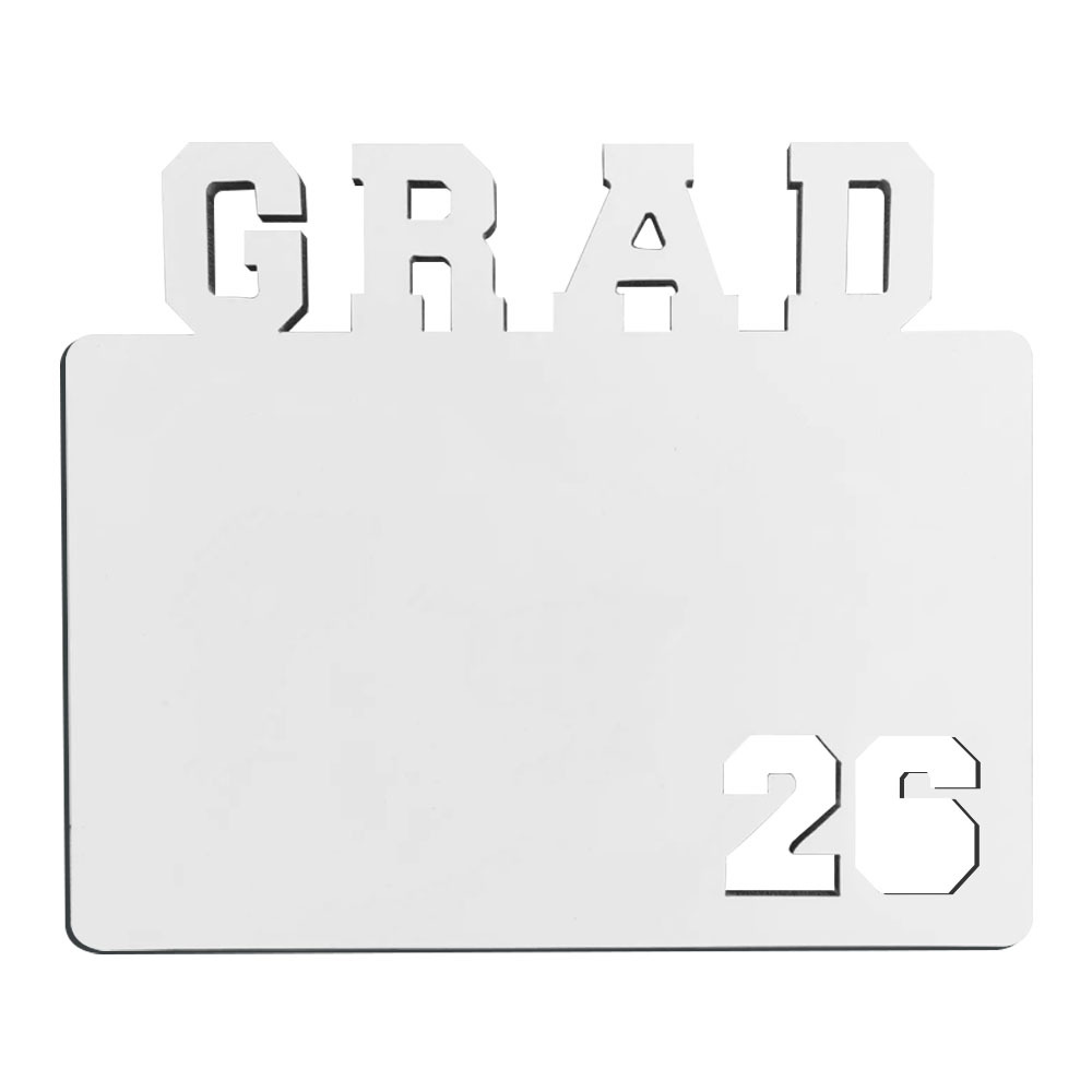 Sublimation Photo Frame Blanks - 9 Styles MDF Personalized Photo Panel Memorial Gift for Wedding & Graduation Souvenir Display