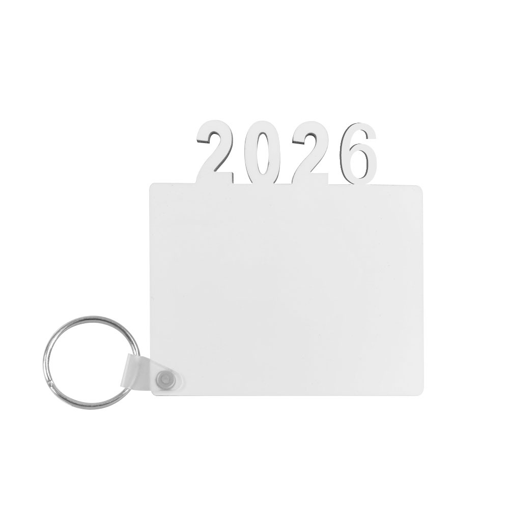 Sublimation MDF Keychain Blanks - Bulk Heat Transfer 4 Styles Keychain Memorial Gift for Graduation & Celebration Souvenir