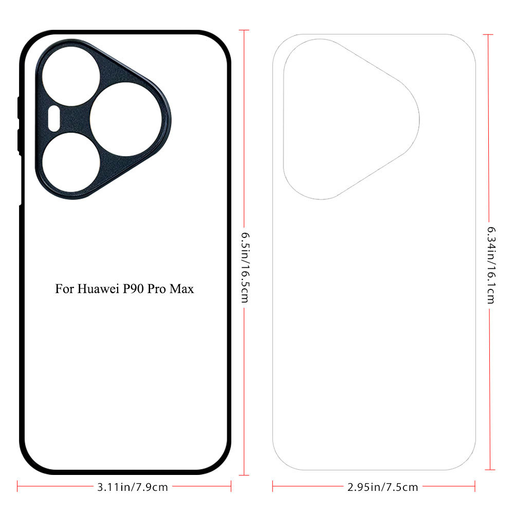 For Huawei P90 Pro Sublimation Phone Case Blank - DIY Custom Phone Cover Protective Phone Shell Compatible with Honor 600 Pro 5G