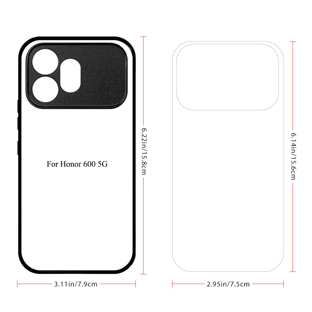 For Huawei P90 Pro Sublimation Phone Case Blank - DIY Custom Phone Cover Protective Phone Shell Compatible with Honor 600 Pro 5G