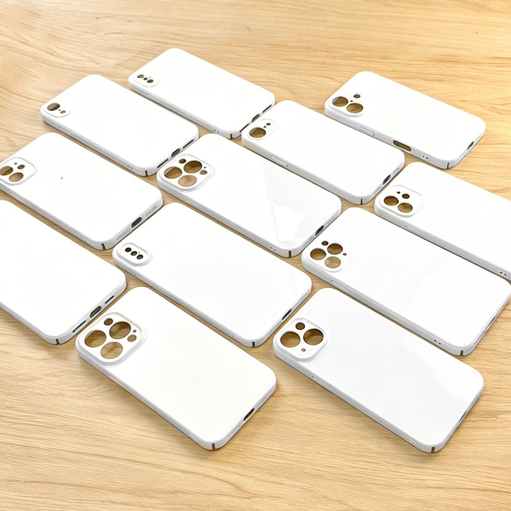 Sublimation 3D Phone Case Blanks For iPhone Series - Customizable Full Wrapped Phone Cover DIY Promtional Gift Phone Shell Souvenir