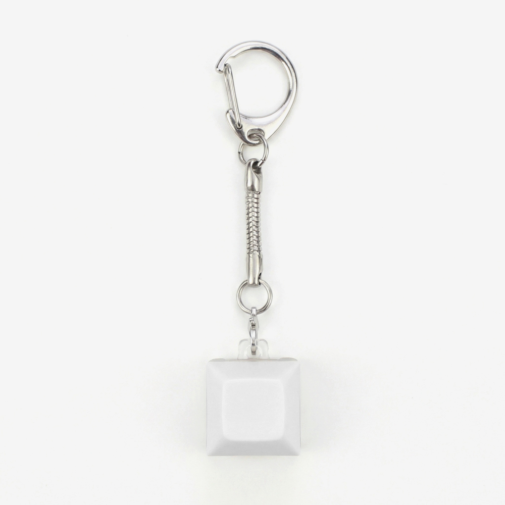 Sublimation Blank Stress Relief Toy - DIY Keyboard Fidget Keycaps Keychain Decor for Office Gifts & Desk Accessories