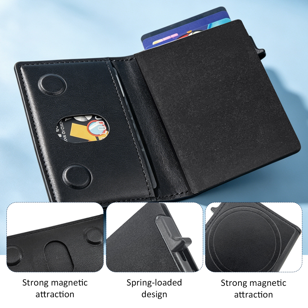 New Arrival Sublimation Magnetic Phone Wallet Blanks - DIY Custom Phone Card Holder for with Strong Magnet