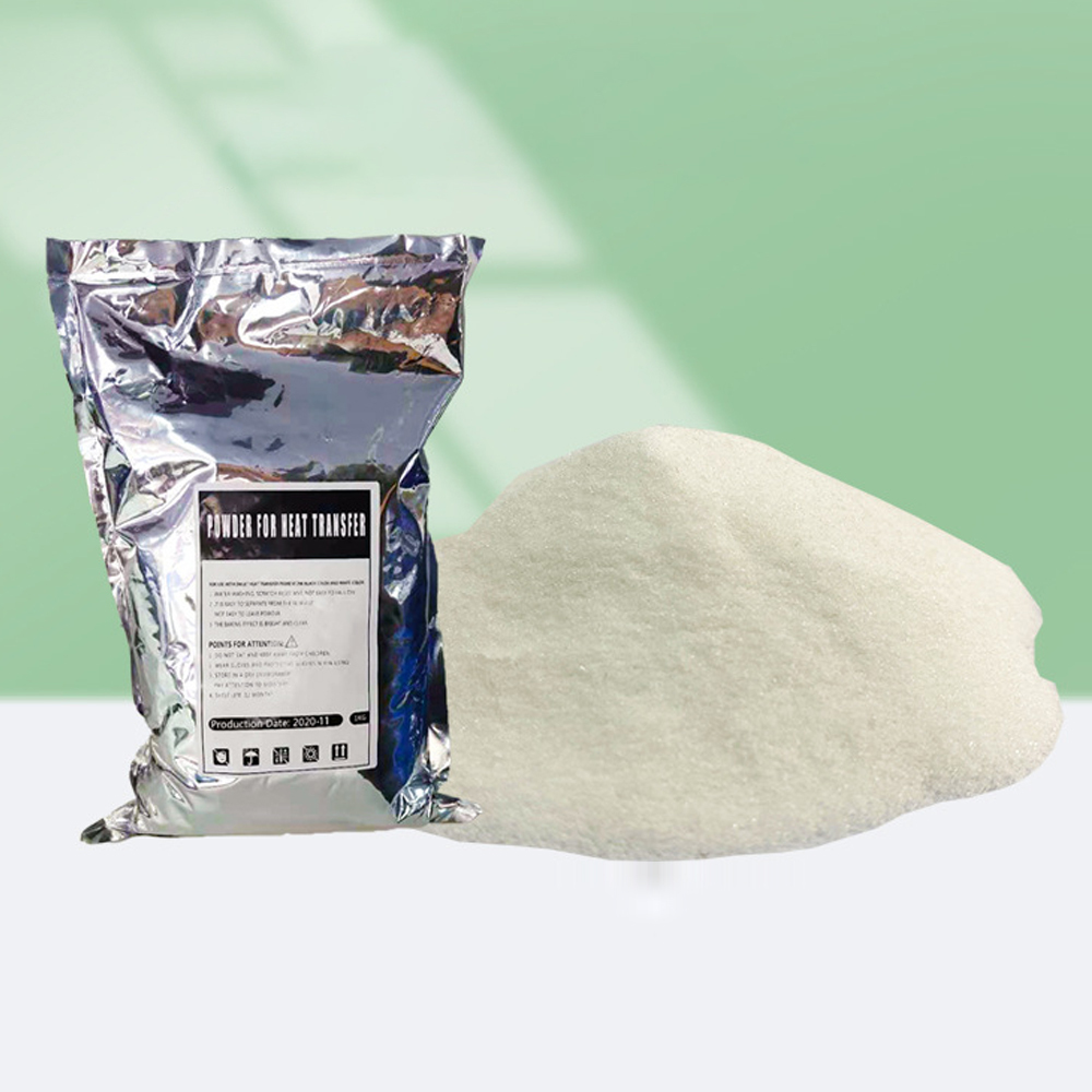 DTF Heat Transfer Powder - High Quality Anti-Static Hot Melt Adhesive Powder for DTF Printing on Garments & Textiles