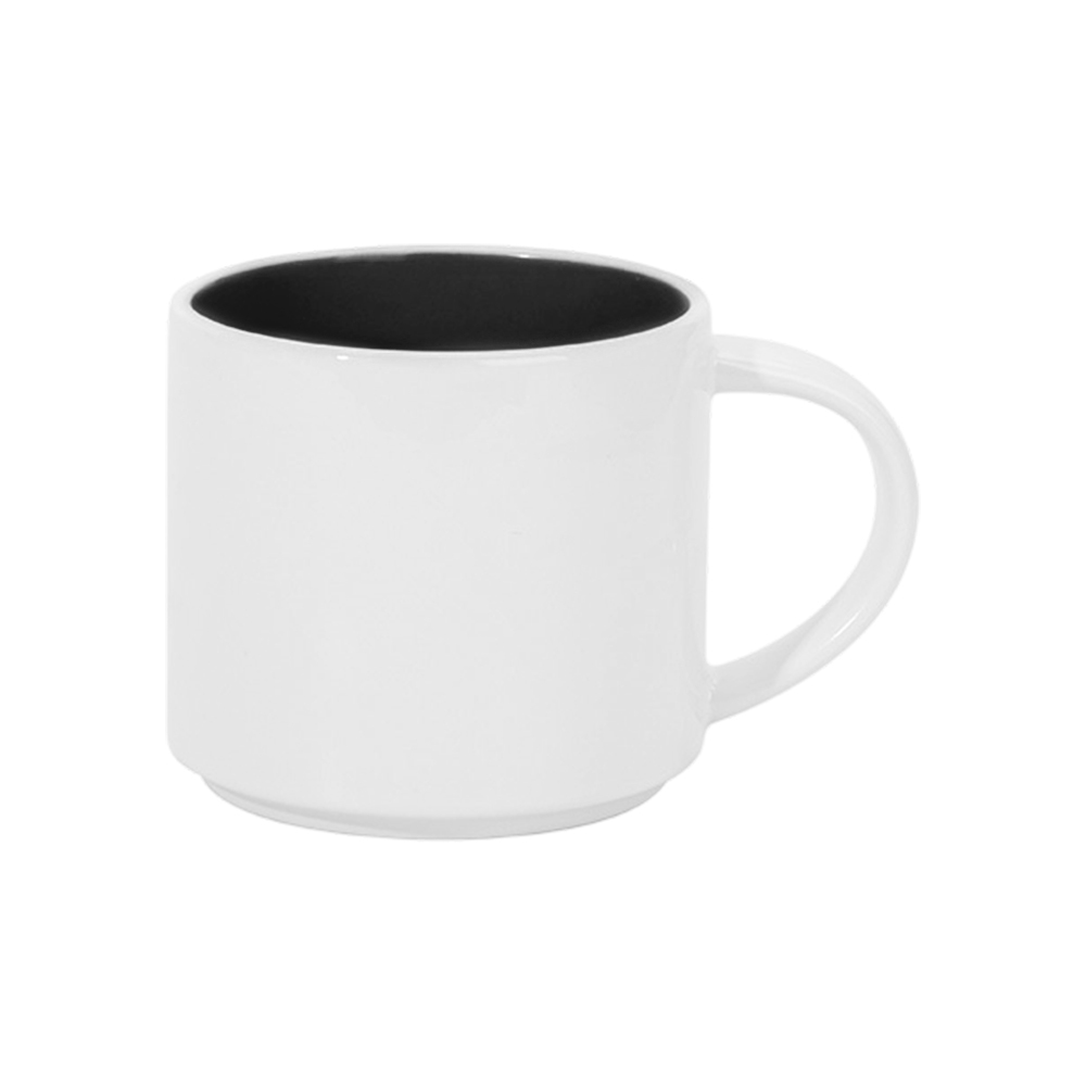 9x9.7cm Sublimation Ceramic Mugs - DIY Custom 8 Inner Color Options Coffee Cups for Home & Promotional Gifts