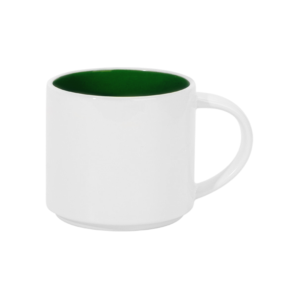 9x9.7cm Sublimation Ceramic Mugs - DIY Custom 8 Inner Color Options Coffee Cups for Home & Promotional Gifts