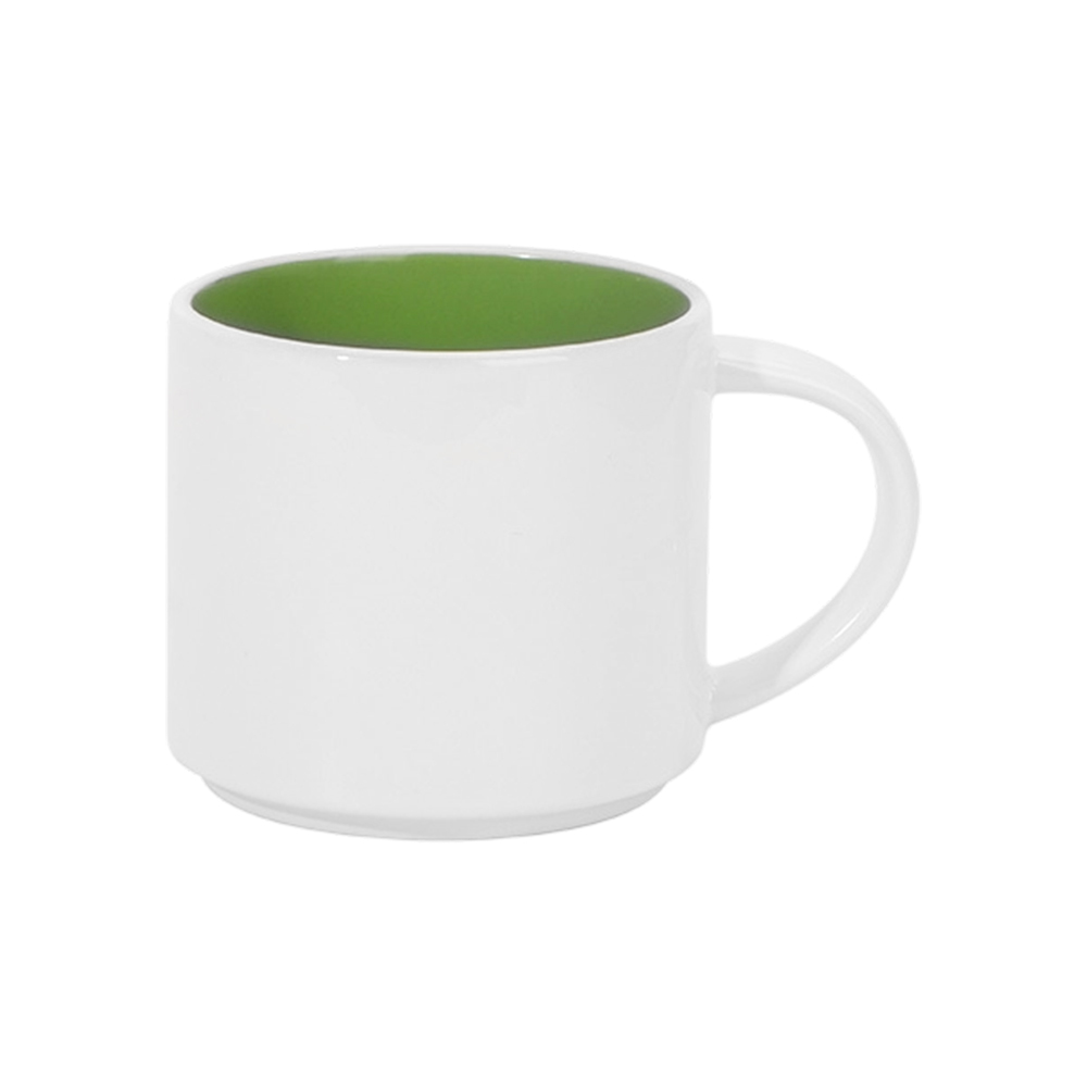 9x9.7cm Sublimation Ceramic Mugs - DIY Custom 8 Inner Color Options Coffee Cups for Home & Promotional Gifts