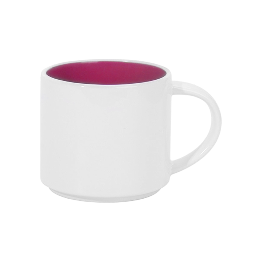 9x9.7cm Sublimation Ceramic Mugs - DIY Custom 8 Inner Color Options Coffee Cups for Home & Promotional Gifts