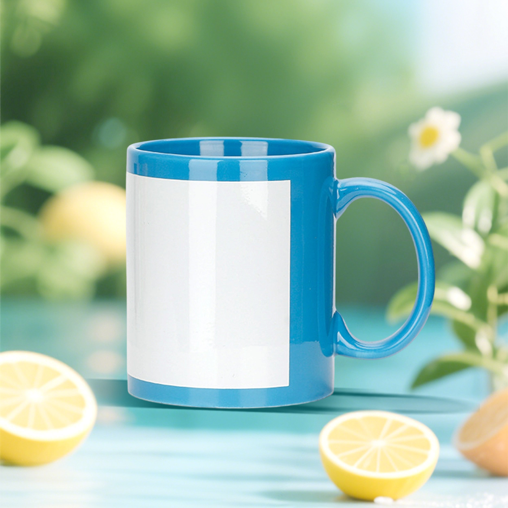 Hot Selling Sublimation Colorful Mug Blanks Heat Transfer DIY Coffee Cups for Home Supplies with 6 Colors Option Wholesale