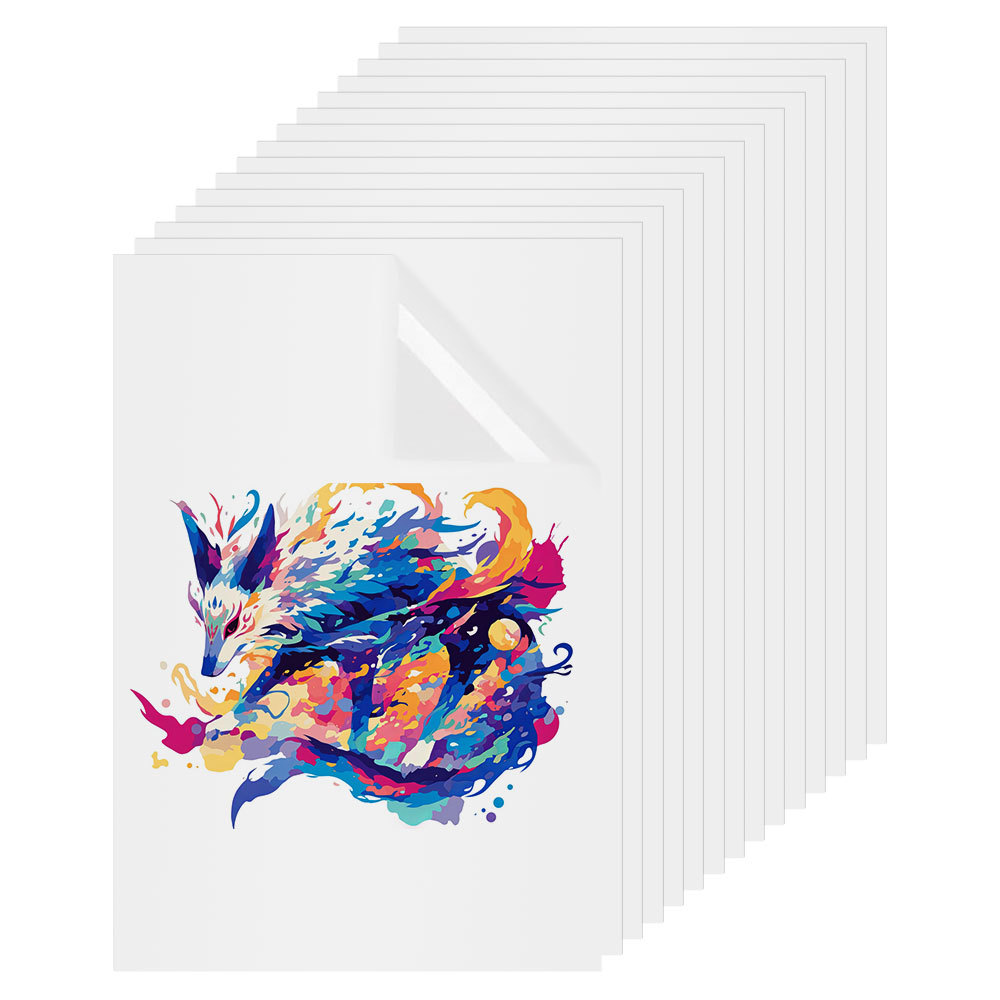 DTF Heat Transfer Film Roll - Roll to Roll Sublimation PET Film with 30cm / 33cm / 60cm Width x 100m Length for Direct to Film Garment Printing