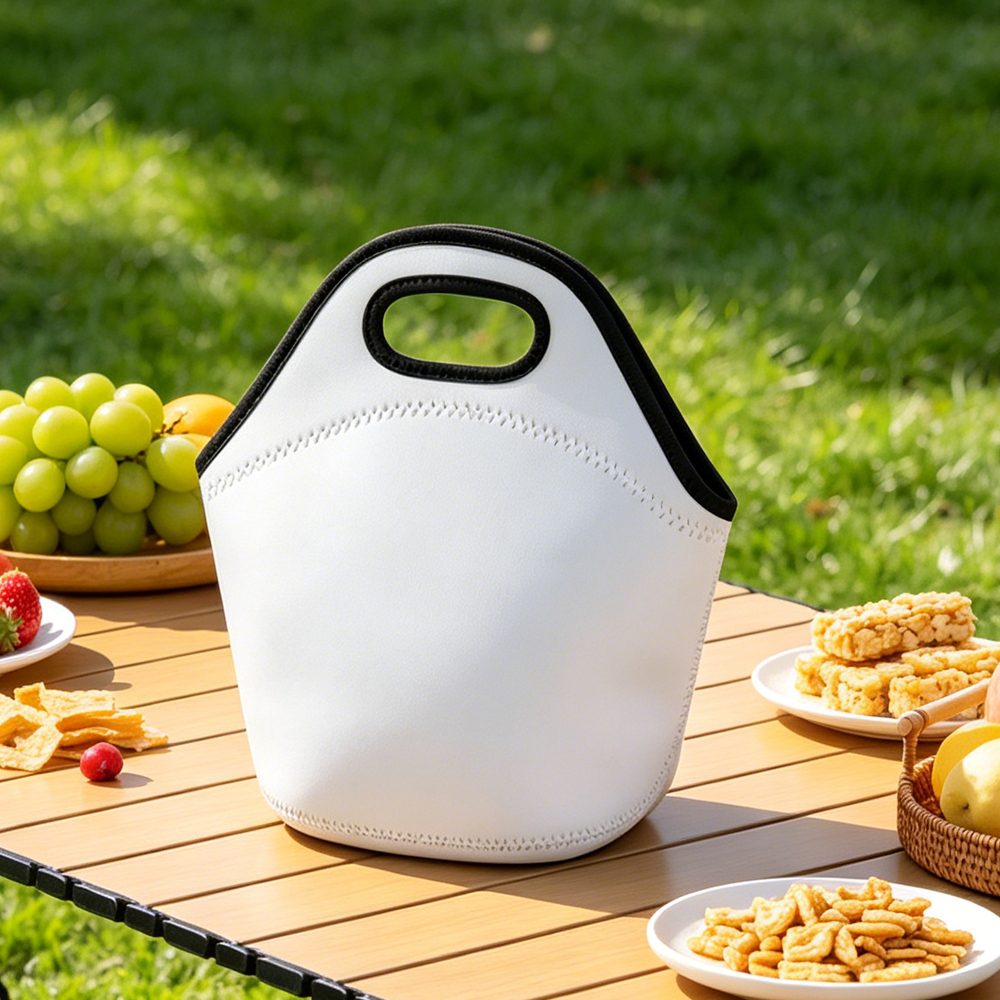 Wholesale Sublimation Neoprene Fruit Bag Blanks - Premium Insulated Lunch Tote with Double Side & Single Side Printing for DIY Heat Transfer