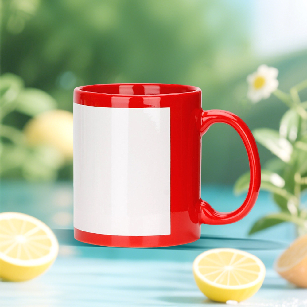 Hot Selling Sublimation Colorful Mug Blanks Heat Transfer DIY Coffee Cups for Home Supplies with 6 Colors Option Wholesale