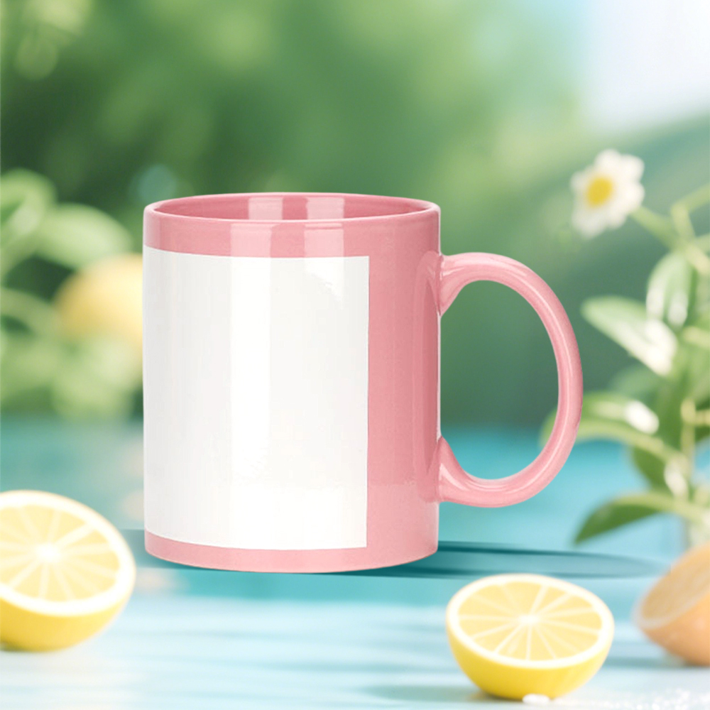 Hot Selling Sublimation Colorful Mug Blanks Heat Transfer DIY Coffee Cups for Home Supplies with 6 Colors Option Wholesale