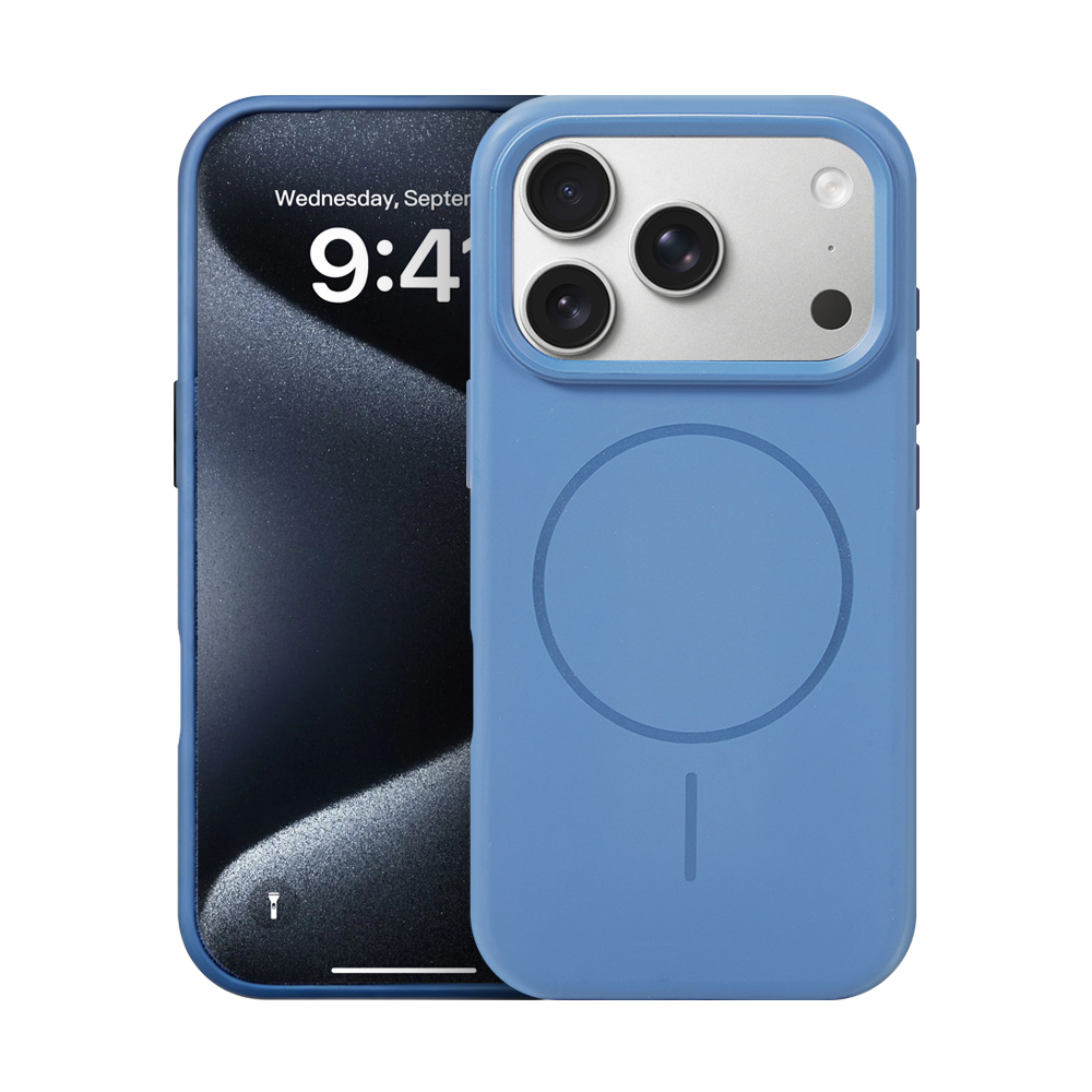 Hot Selling Trendy Solid Color Magnetic Phone Case for iPhone - 10 Color Options Skin-Feel Protective Phone Cover with Built-in Magnet for Wireless Charging