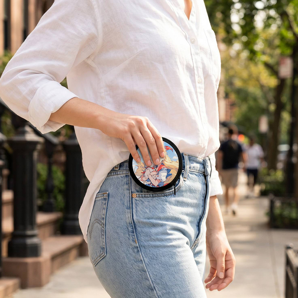 Sublimation Coin Bag Blanks Neoprene Coin Purse Double Side Heat Transfer Printing Custom Round Zipper Storage Pouch