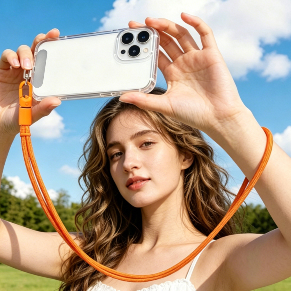 Colorful Phone Lanyard Wrist Crossbody Strap Universal Adjustable Phone Neck Holder Rope With Patch Tether For Mobile Cover